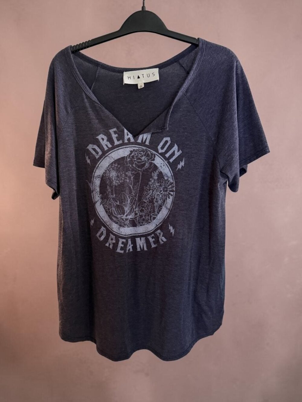 Plus Size Women's Hiatus Blue Dreamer Tee Size 1X
